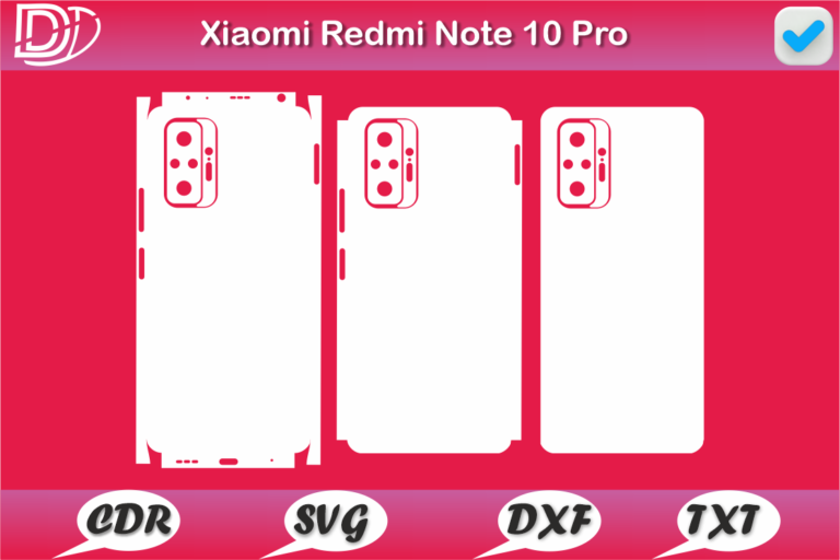 Xiaomi Redmi Note 10 Pro Skin Template Vector Vectorgi Digital Market 