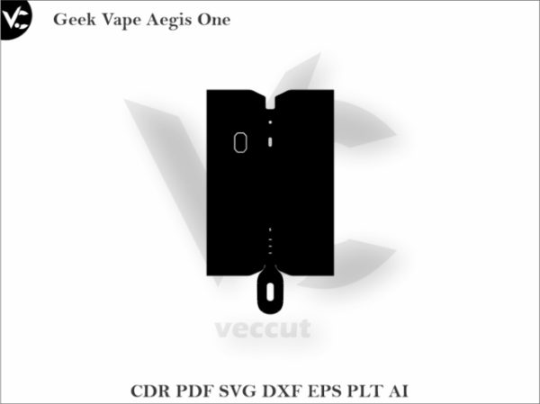 Geek Vape Aegis One Wrap Cut Template Vector