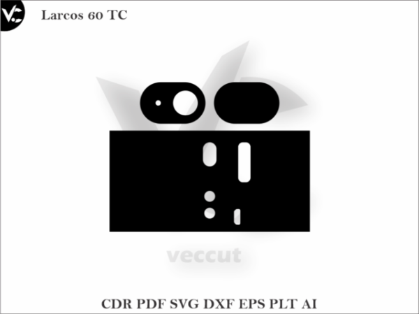 Larcos 60 TC Wrap Cut Template Vector