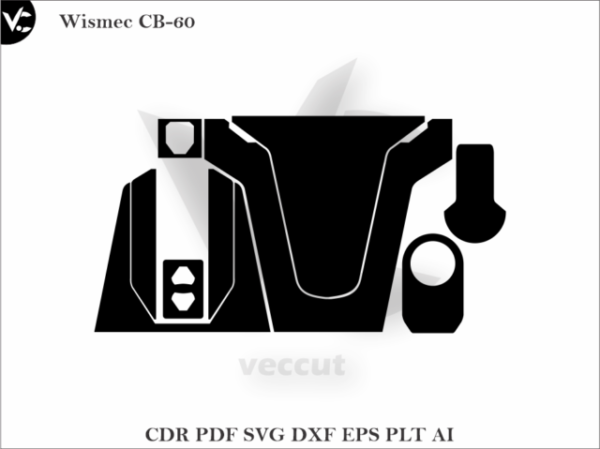 Wismec CB-60 Wrap Cut Template Vector