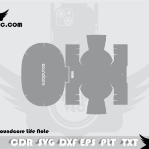 Anker Soundcore Life Note Skin Cut Template Vector