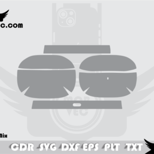 BePro Mix Skin Cut Template Vector