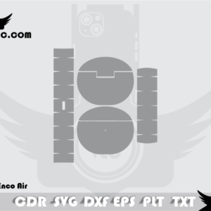 OPPO Enco Air Skin Cut Template Vector