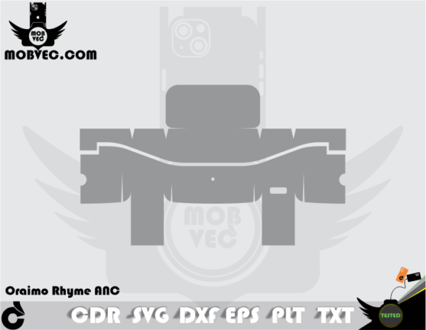 Oraimo Rhyme ANC Skin Cut Template Vector