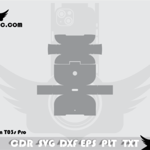 joyroom T03s Pro Skin Cut Template Vector