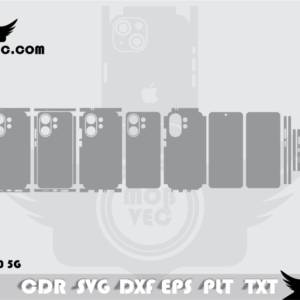 Vivo S30 5G Skin Cut Template Vector