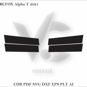 ARCFOX Alpha T 2021 Side Pillar Cutting Template