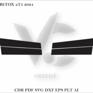 ARCFOX aT5 2024 Side Pillar Cutting Template