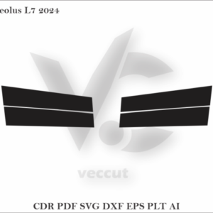 Aeolus L7 2024 Side Pillar Cutting Template