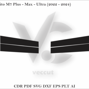Aito M7 Plus - Max - Ultra (2022 - 2024) Side Pillar Cutting Template