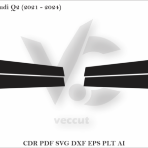 Audi Q2 (2021 - 2024) Side Pillar Cutting Template