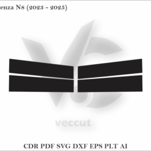 Denza N8 (2023 - 2025) Side Pillar Cutting Template