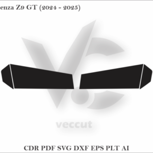 Denza Z9 GT (2024 - 2025) Side Pillar Cutting Template