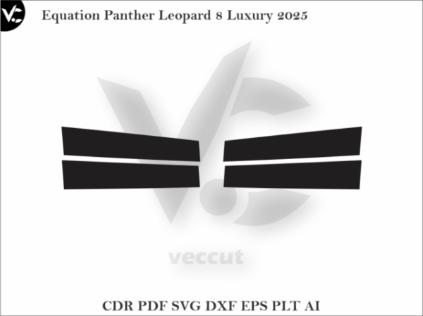 Equation Panther Leopard 8 Luxury 2025 Side Pillar Cutting Template
