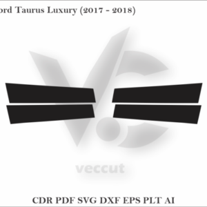 Ford Taurus Luxury (2017 - 2018) Side Pillar Cutting Template