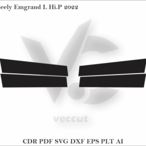 Geely Emgrand L Hi.P 2022 Side Pillar Cutting Template