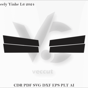 Geely Yinhe L6 2024 Side Pillar Cutting Template