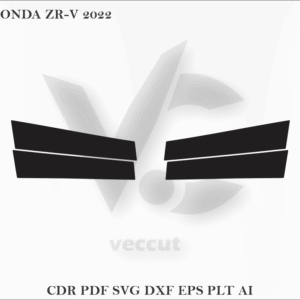 HONDA ZR-V 2022 Side Pillar Cutting Template