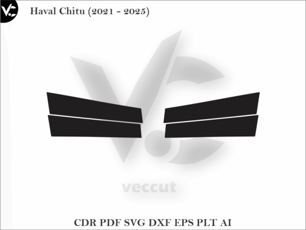 Haval Chitu (2021 - 2025) Side Pillar Cutting Template