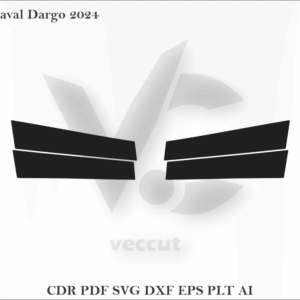 Haval Dargo 2024 Side Pillar Cutting Template