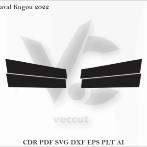 Haval Kugou 2022 Side Pillar Cutting Template
