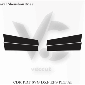 Haval Shenshou 2022 Side Pillar Cutting Template