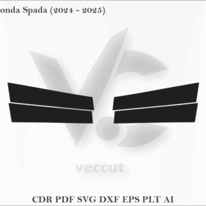 Honda Spada (2024 - 2025) Side Pillar Cutting Template