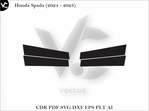 Honda Spada (2024 - 2025) Side Pillar Cutting Template