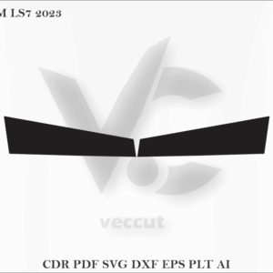 IM LS7 2023 Side Pillar Cutting Template