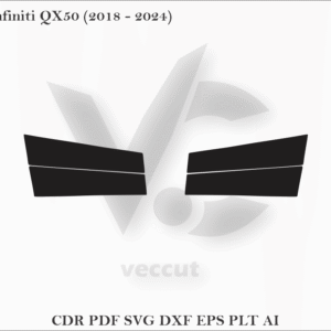 Infiniti QX50 (2018 - 2024) Side Pillar Cutting Template