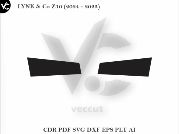 LYNK & Co Z10 (2024 - 2025) Side Pillar Cutting Template