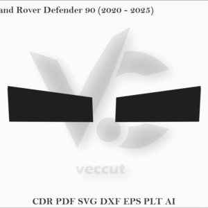Land Rover Defender 90 (2020 - 2025) Side Pillar Cutting Template