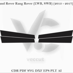 Land Rover Rang Rover (LWB, SWB) (2013 - 2017) Side Pillar Cutting Template