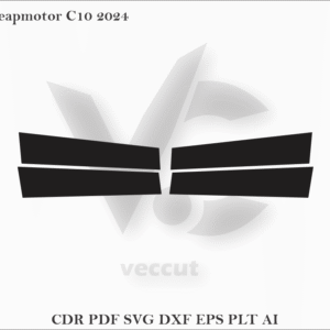Leapmotor C10 2024 Side Pillar Cutting Template