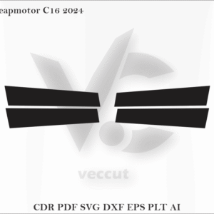 Leapmotor C16 2024 Side Pillar Cutting Template